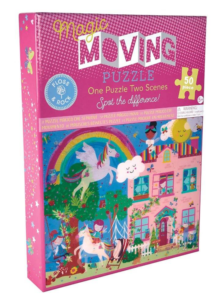 Rainbow Fairy 50 Piece Magic Moving Puzzle - Anilas UK