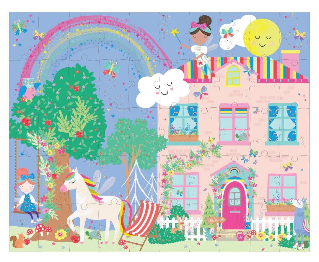 Rainbow Fairy 50 Piece Magic Moving Puzzle - Anilas UK