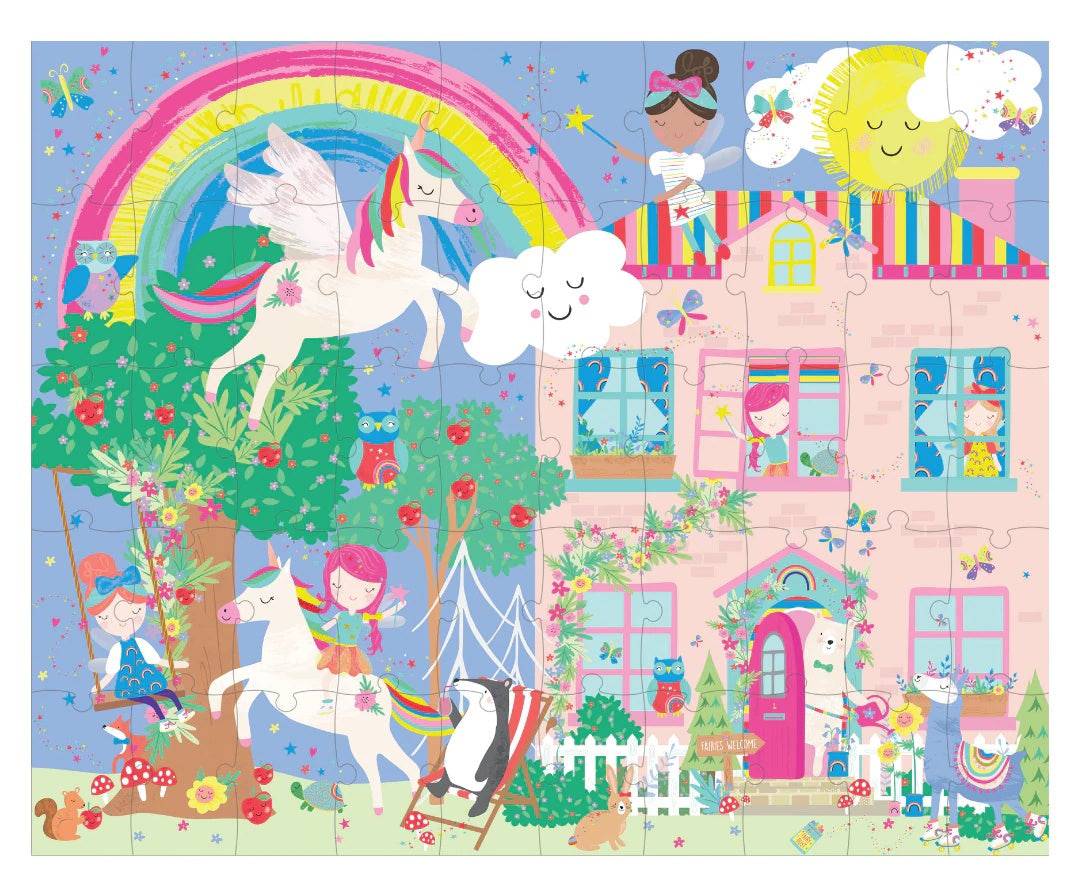 Rainbow Fairy 50 Piece Magic Moving Puzzle - Anilas UK