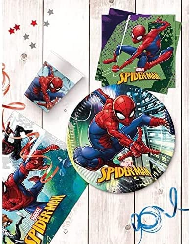 Spider-Man Team Up Paper Plates - 23cm (Pack of 8) - Anilas UK