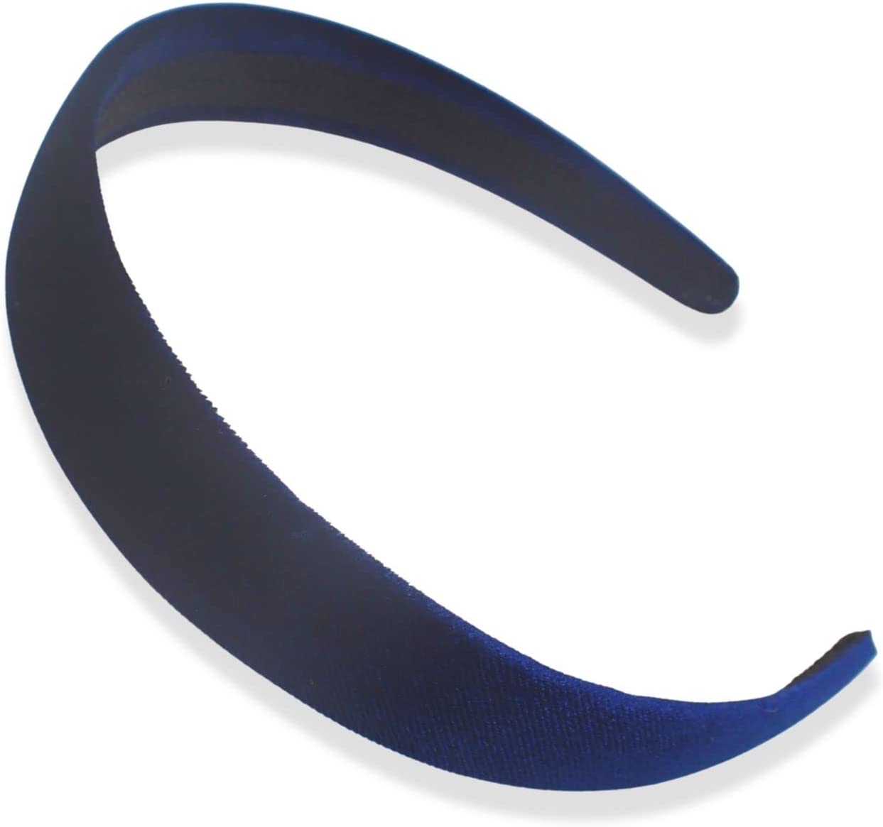 2.5cm Wide Navy Velvet Aliceband - Anilas UK