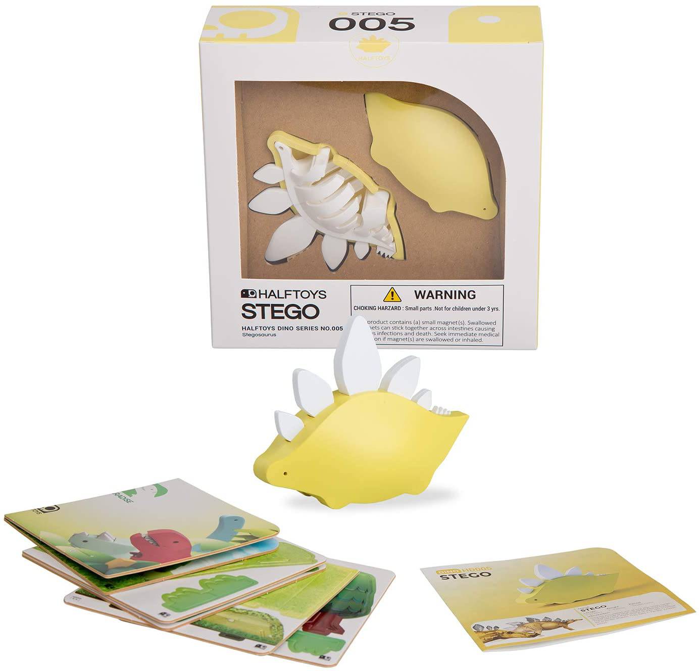 Halftoys Dino Series Stegosaurus 3D Jigsaw Puzzle / Toy - Anilas UK