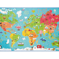 Scratch Puzzle XXL 150pcs – WORLD MAP - Anilas UK