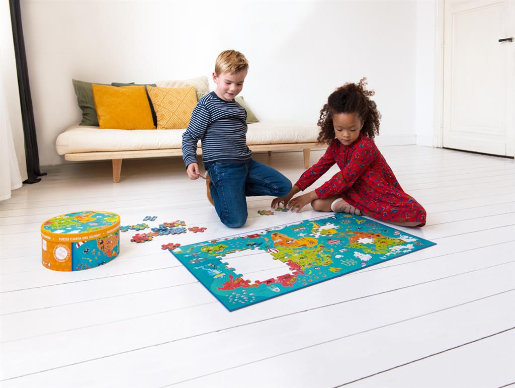 Scratch Puzzle XXL 150pcs – WORLD MAP - Anilas UK