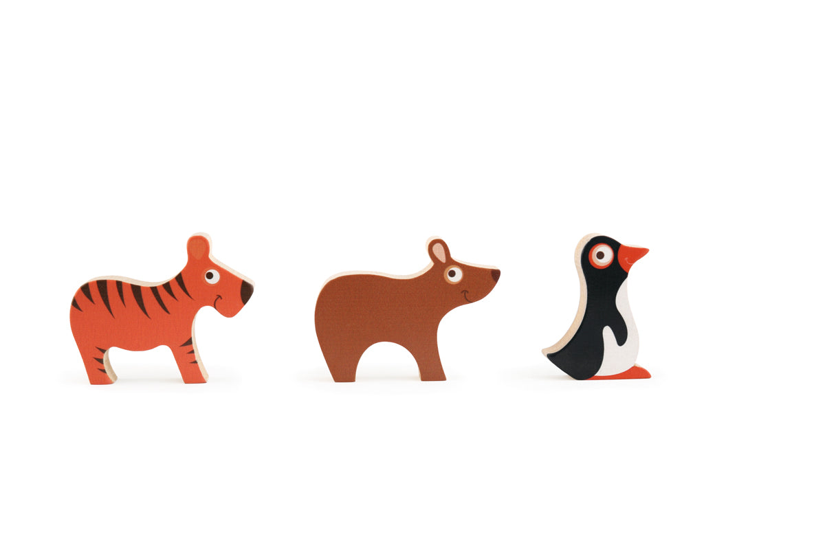 Scratch Build and Play: Stacking Tower – Animals of the World - Anilas UK