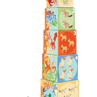 Scratch Build and Play: Stacking Tower – Animals of the World - Anilas UK