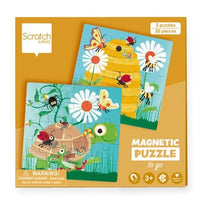 Scratch Magnetic Puzzle Book – GARDEN PARTY - Anilas UK