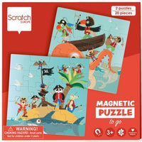 Scratch Magnetic Puzzle Book – PIRATES - Anilas UK