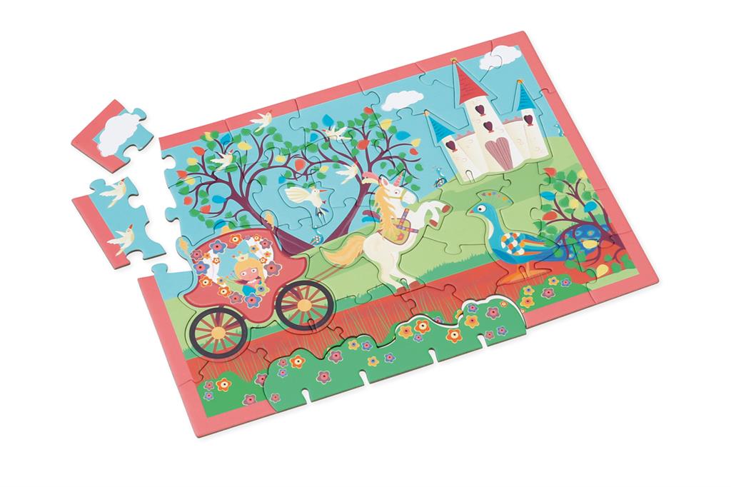 Scratch Play 3D 2 in 1 Princess & Unicorn Puzzle - Anilas UK