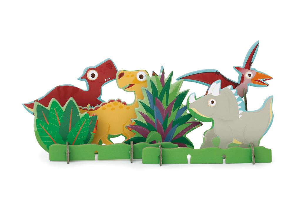 Scratch Play 3D 2 in 1 Dinosaur Puzzle - Anilas UK
