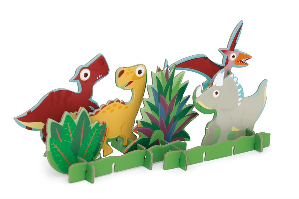 Scratch Play 3D 2 in 1 Dinosaur Puzzle - Anilas UK