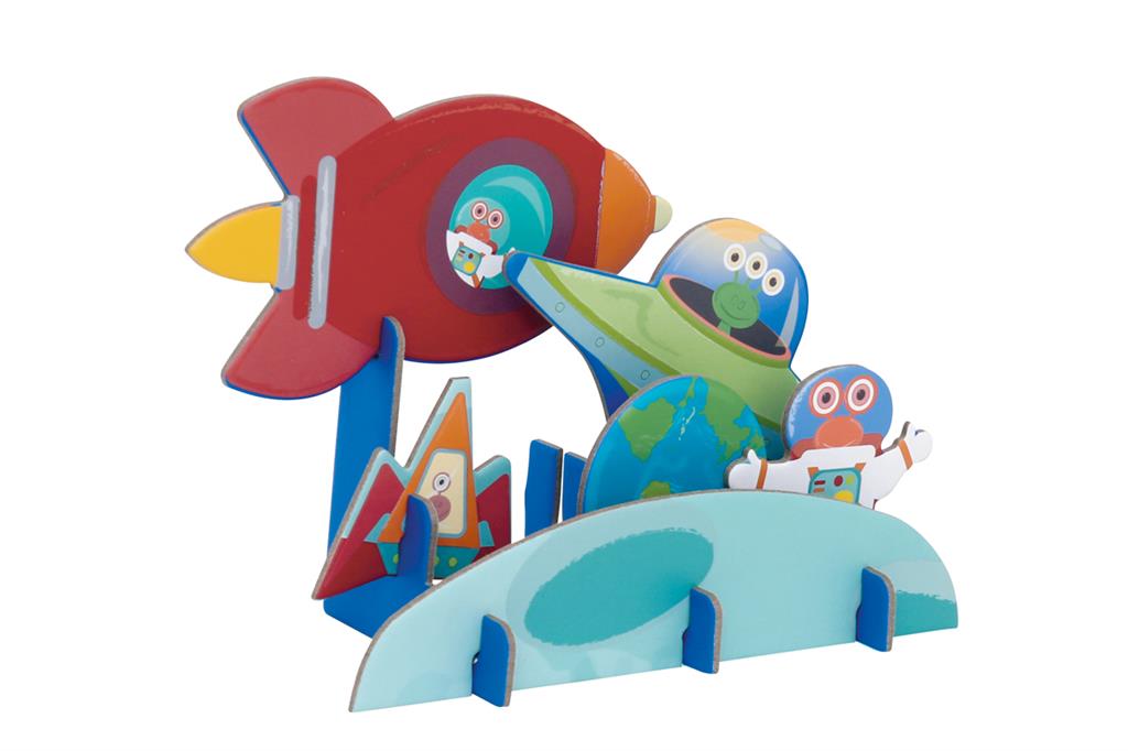 Scratch Play 3D 2 in 1 Space Puzzle - Anilas UK