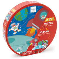 Scratch Play 3D 2 in 1 Space Puzzle - Anilas UK