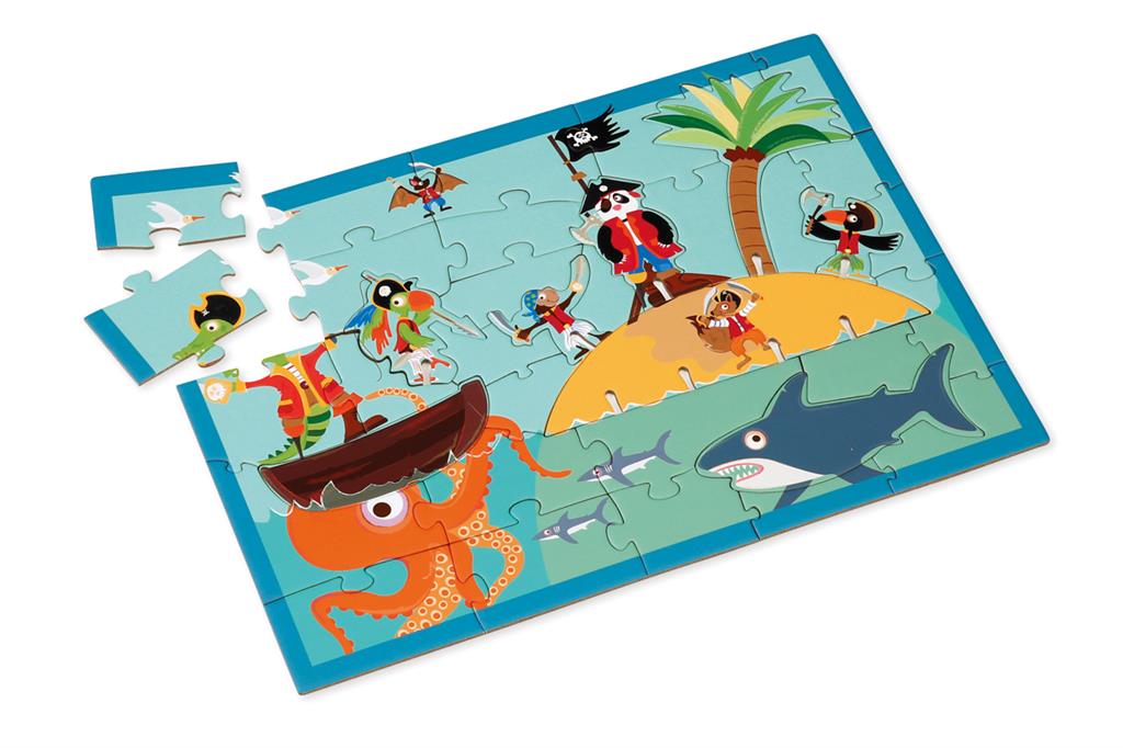 Scratch Play 3D 2 in 1 Pirate Puzzle - Anilas UK