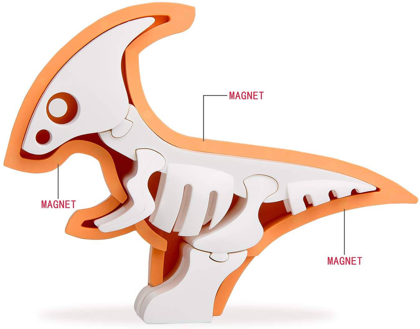 Halftoys Dino Series Parasaurolophus 3D Jigsaw Puzzle / Toy - Anilas UK