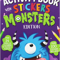 Monster Sticker Activity Book - Anilas UK
