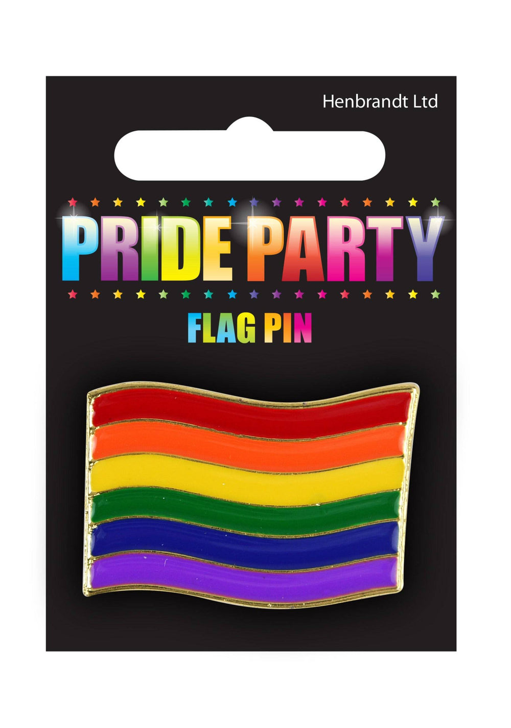 Rainbow Pride Flag Metal Pin Badge - Lapel Pin - Anilas UK