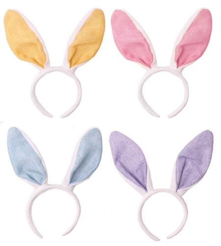 Easter Bunny Ears Headbands Set (Soft Fabric) - Anilas UK