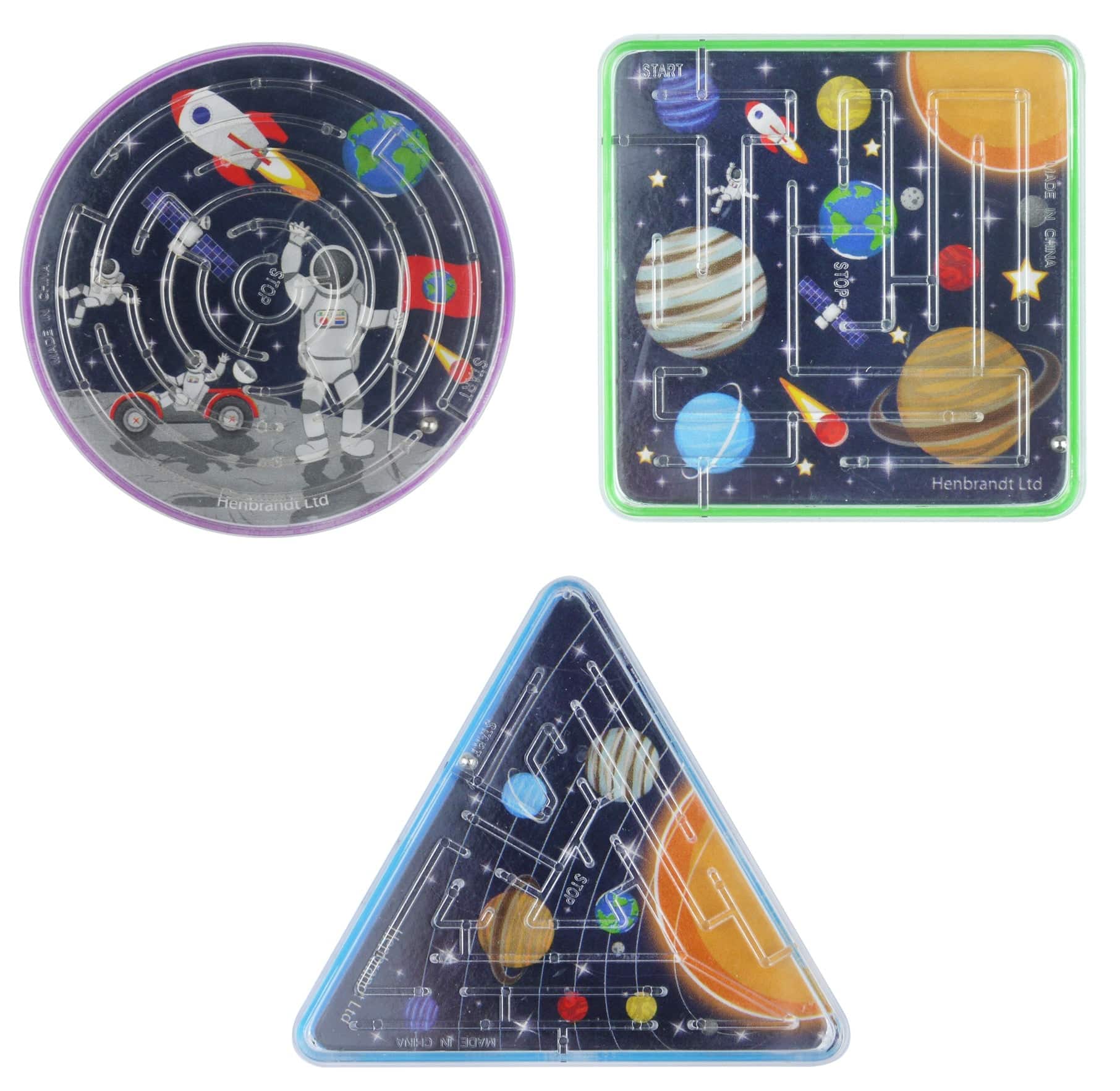 Space themed 12 Party Bags with Fillers - Anilas UK