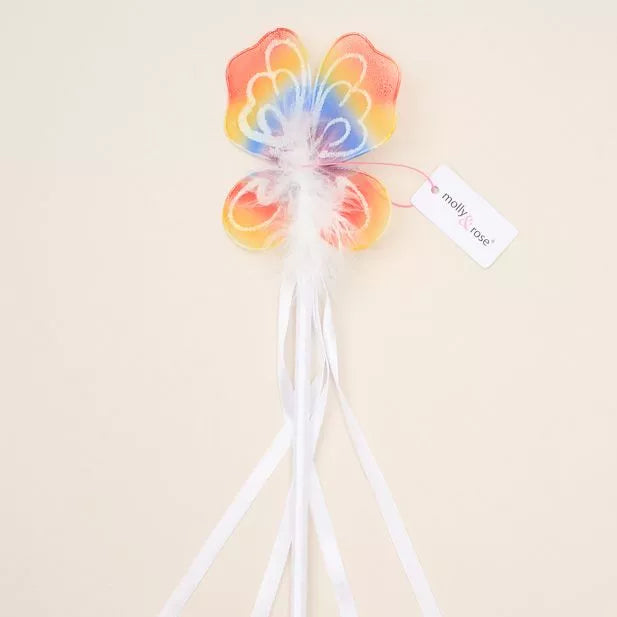Rainbow Butterfly Wand - Anilas UK
