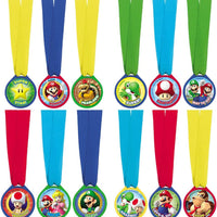 Super Mario Mini Award Medals (Pack of 12) - Anilas UK
