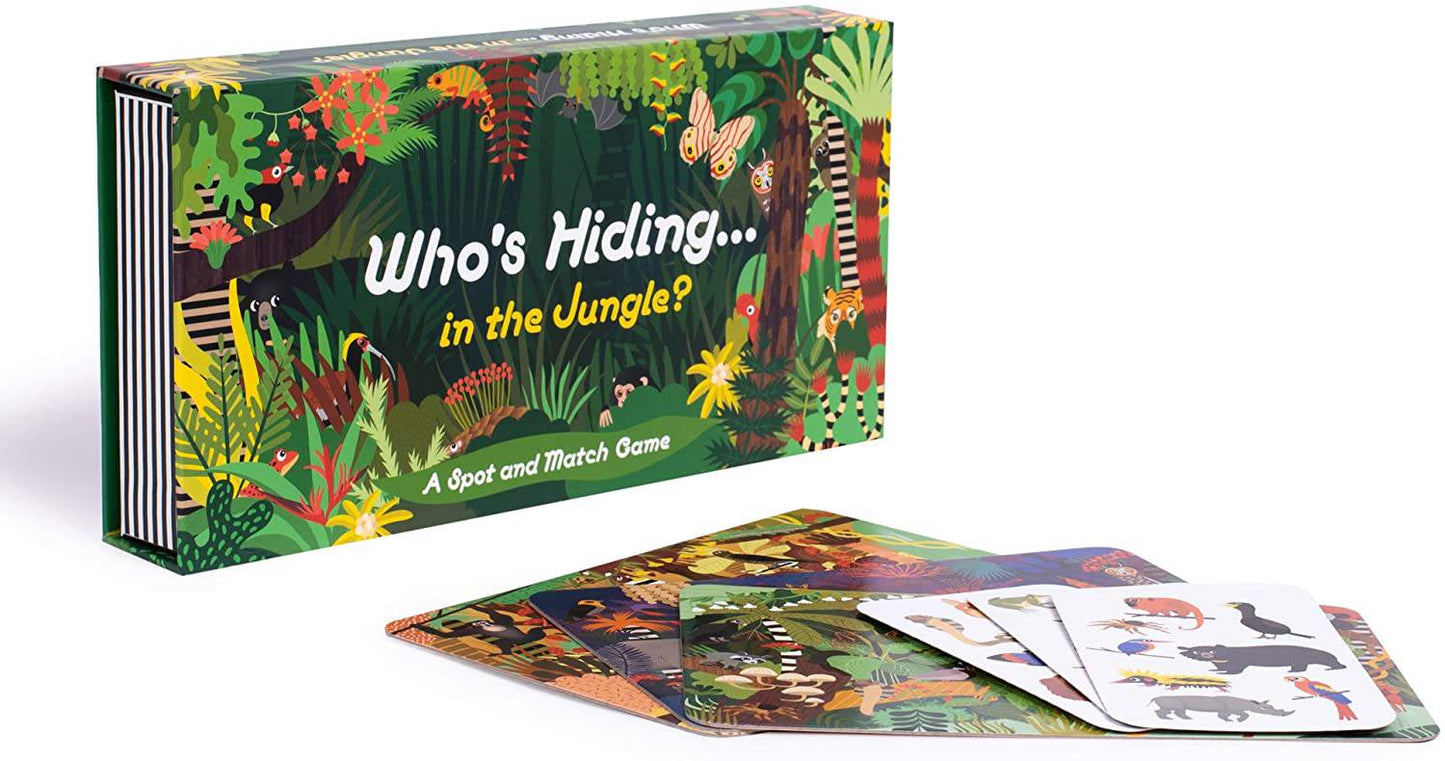 Who's Hiding in the Jungle? : A Spot and Match Game - Anilas UK