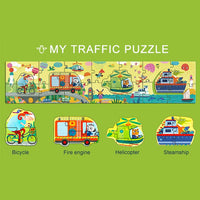 Mideer My Traffic Puzzle - Big Puzzles for Little Hands - Anilas UK