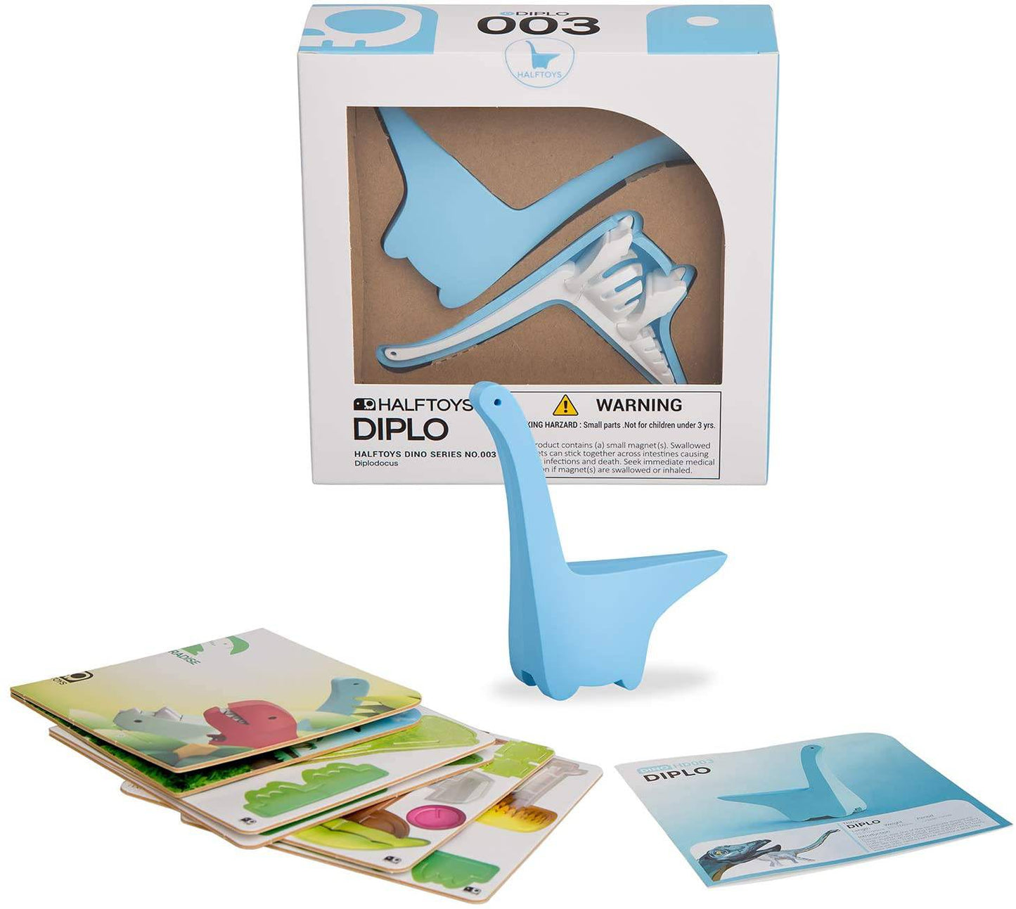 Halftoys Dino Series Diplodocus 3D Jigsaw Puzzle / Toy - Anilas UK