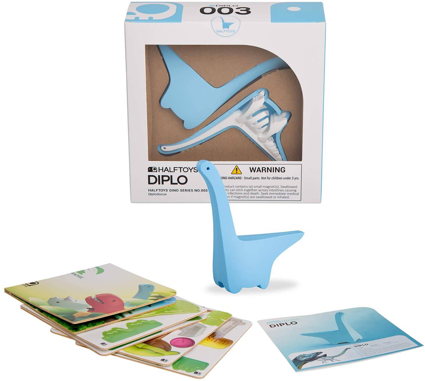 Halftoys Dino Series Diplodocus 3D Jigsaw Puzzle / Toy - Anilas UK
