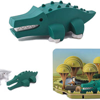 Halftoys Animals Series Crocodile 3D Jigsaw Puzzle / Toy - Anilas UK