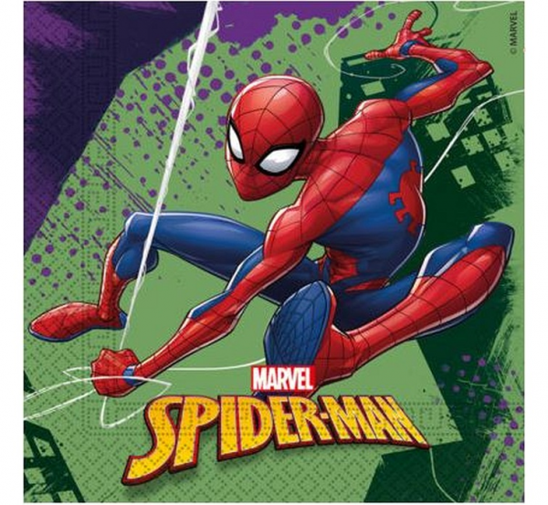 Spiderman Team Up Napkins (Pack of 20) - Anilas UK