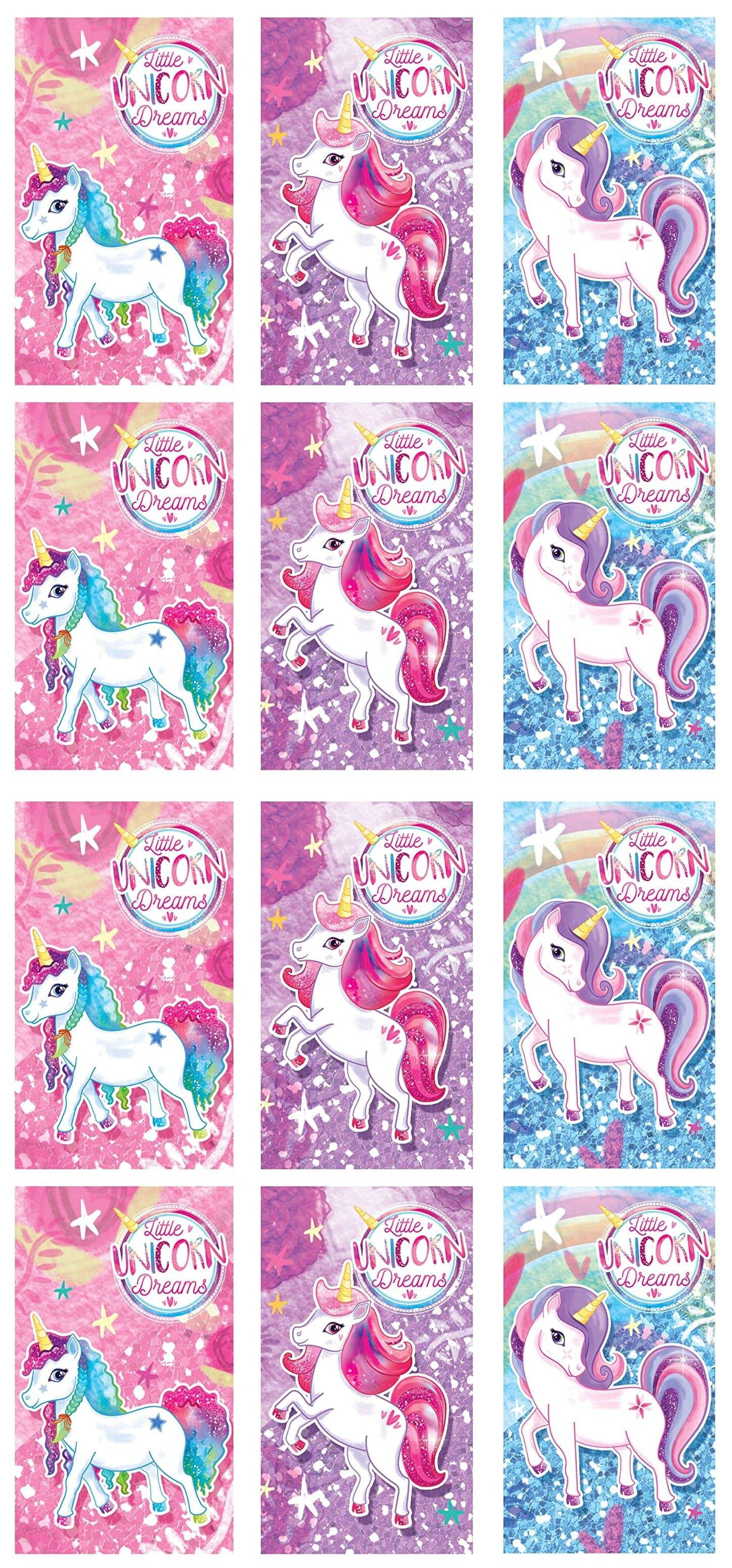 12 Mini Unicorn Notebooks - Anilas UK