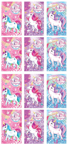 12 Mini Unicorn Notebooks - Anilas UK