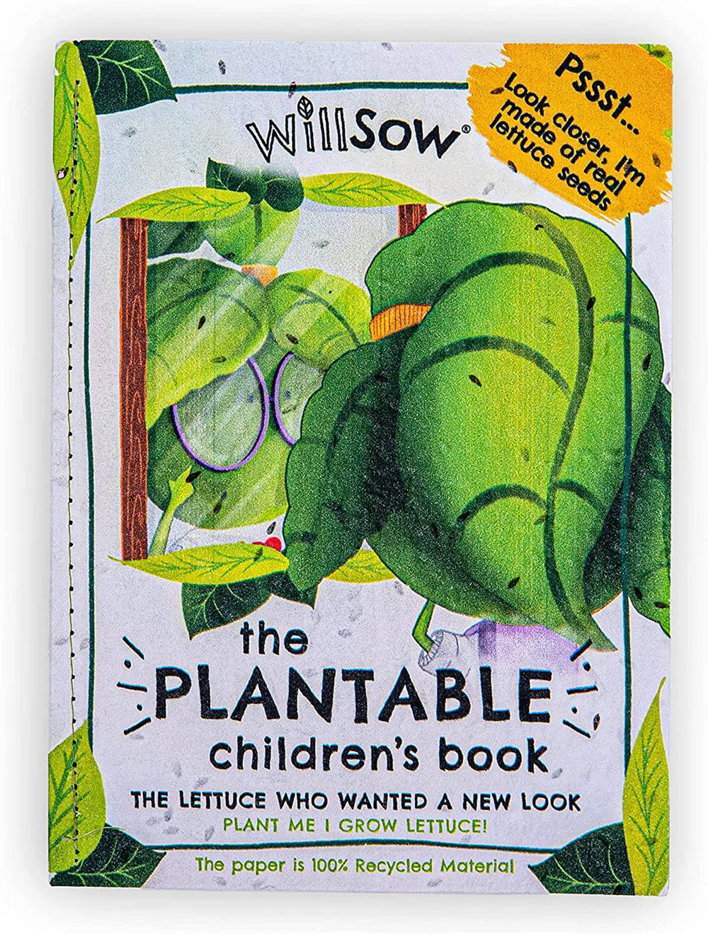 Willsow's The Plantable Children's Book - The Lettuce Who Wanted A New Look - Anilas UK
