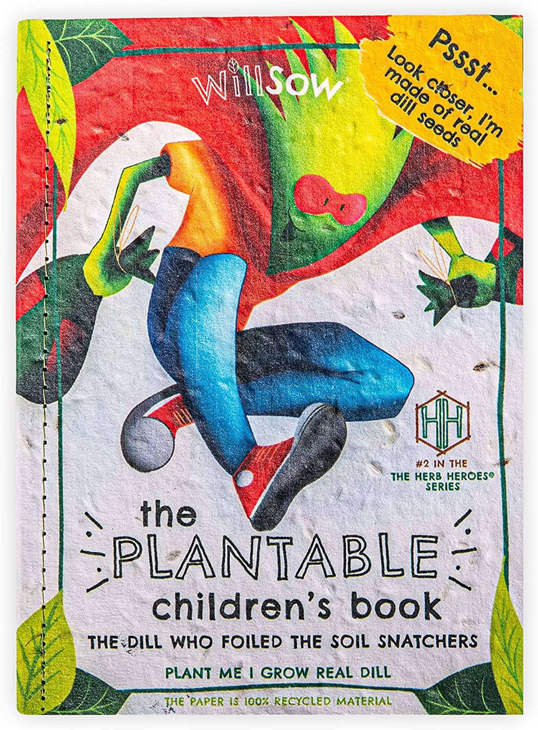 Willsow's The Plantable Children's Book - The Dill Who Foiled The Soil Snatchers - Anilas UK