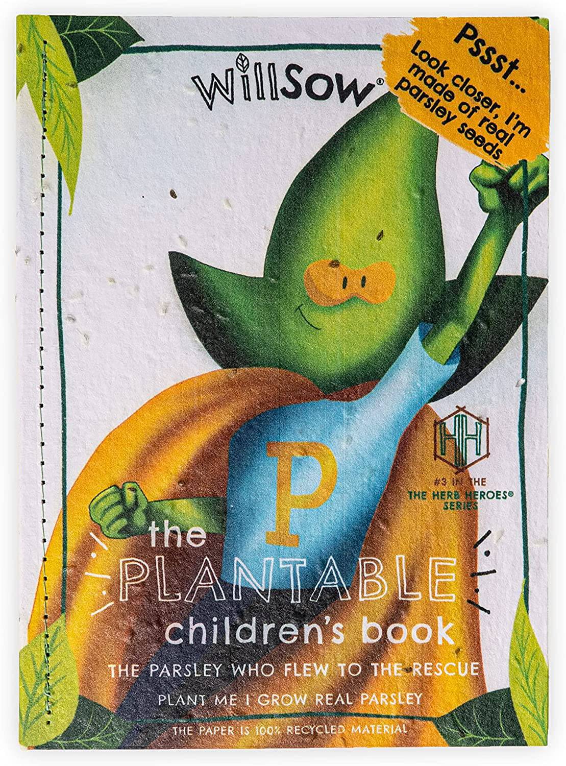 Willsow's The Plantable Children's Book - The Parsley Who Flew To The Rescue - Anilas UK