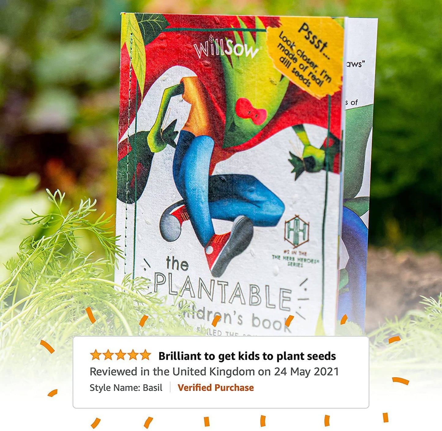 Willsow's The Plantable Children's Book - The Dill Who Foiled The Soil Snatchers - Anilas UK