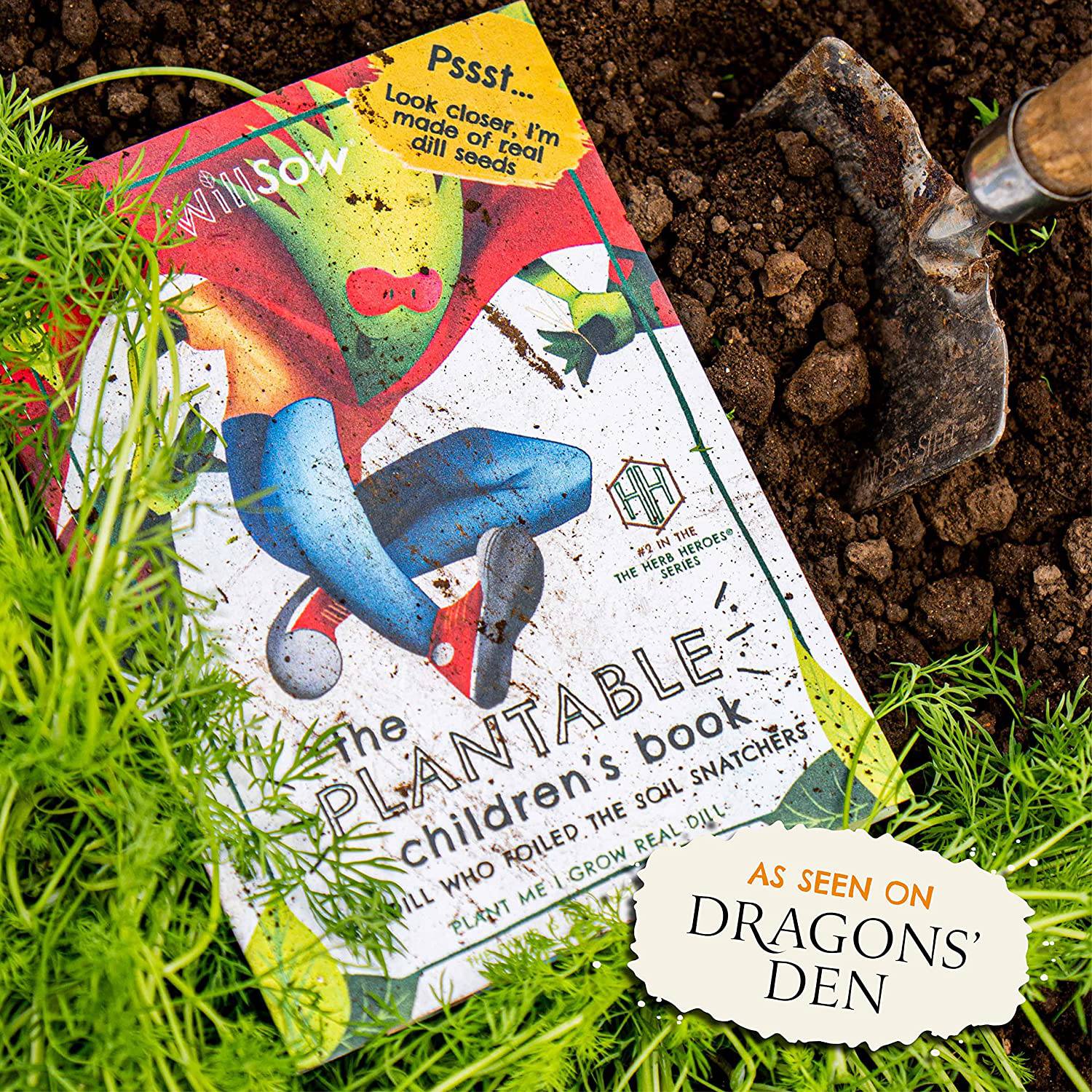 Willsow's The Plantable Children's Book - The Dill Who Foiled The Soil Snatchers - Anilas UK