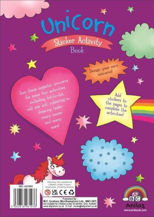 Unicorn Sticker Activity - Anilas UK