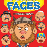 New Funny Faces Sticker (Boys Themed) - Anilas UK