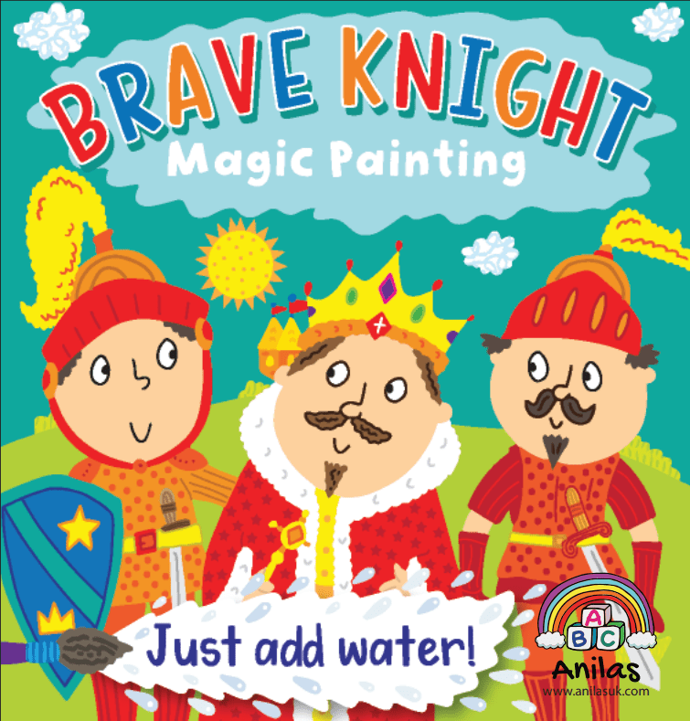 Anilas Children's Magic Paint with Water Books, Dinosaur, Unicorn, Mermaid & Brave Knight - Set of 4 - Anilas UK