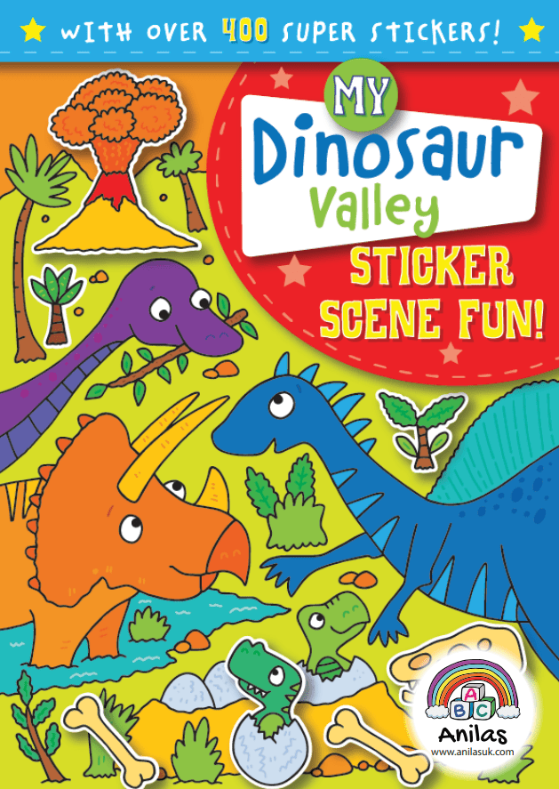 My Dinosaur Valley Sticker Scene Fun - Anilas UK