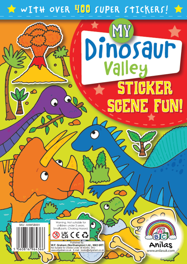 My Dinosaur Valley Sticker Scene Fun - Anilas UK