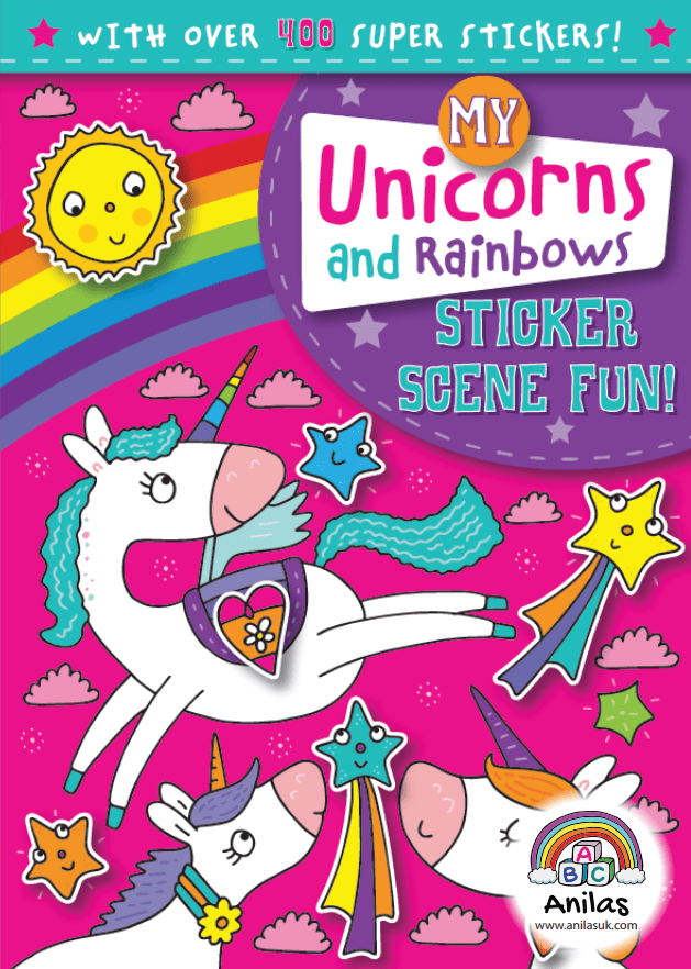 My Unicorns and Rainbows Sticker Scene Fun - Anilas UK