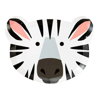 Pack of 12 Party Animals Animal Face Plates - Anilas UK