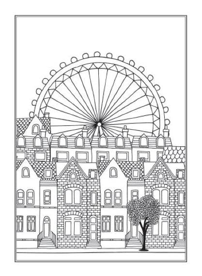 Amazing City An Anti-Stress Colouring Book - Anilas UK