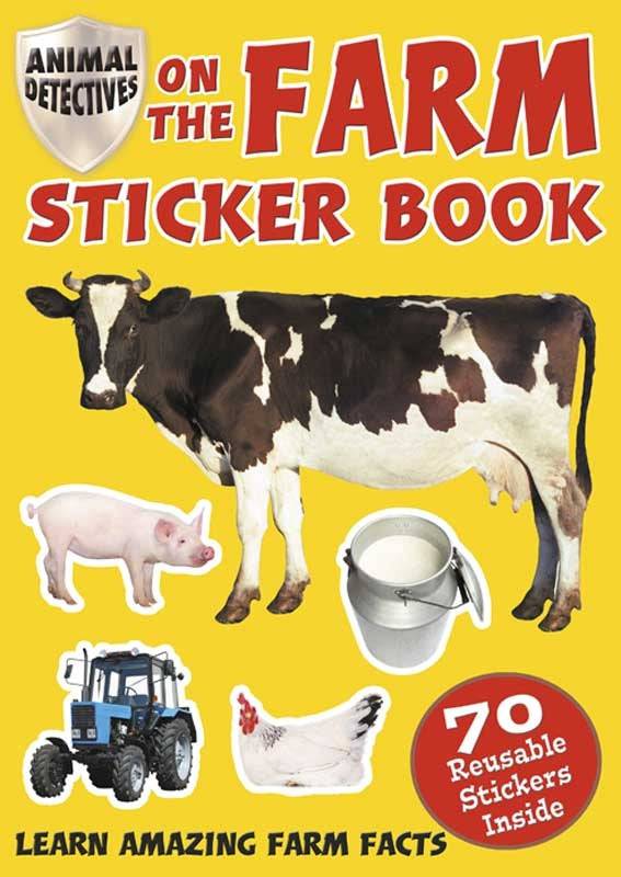 Animal Detectives on the Farm Sticker Book - Anilas UK