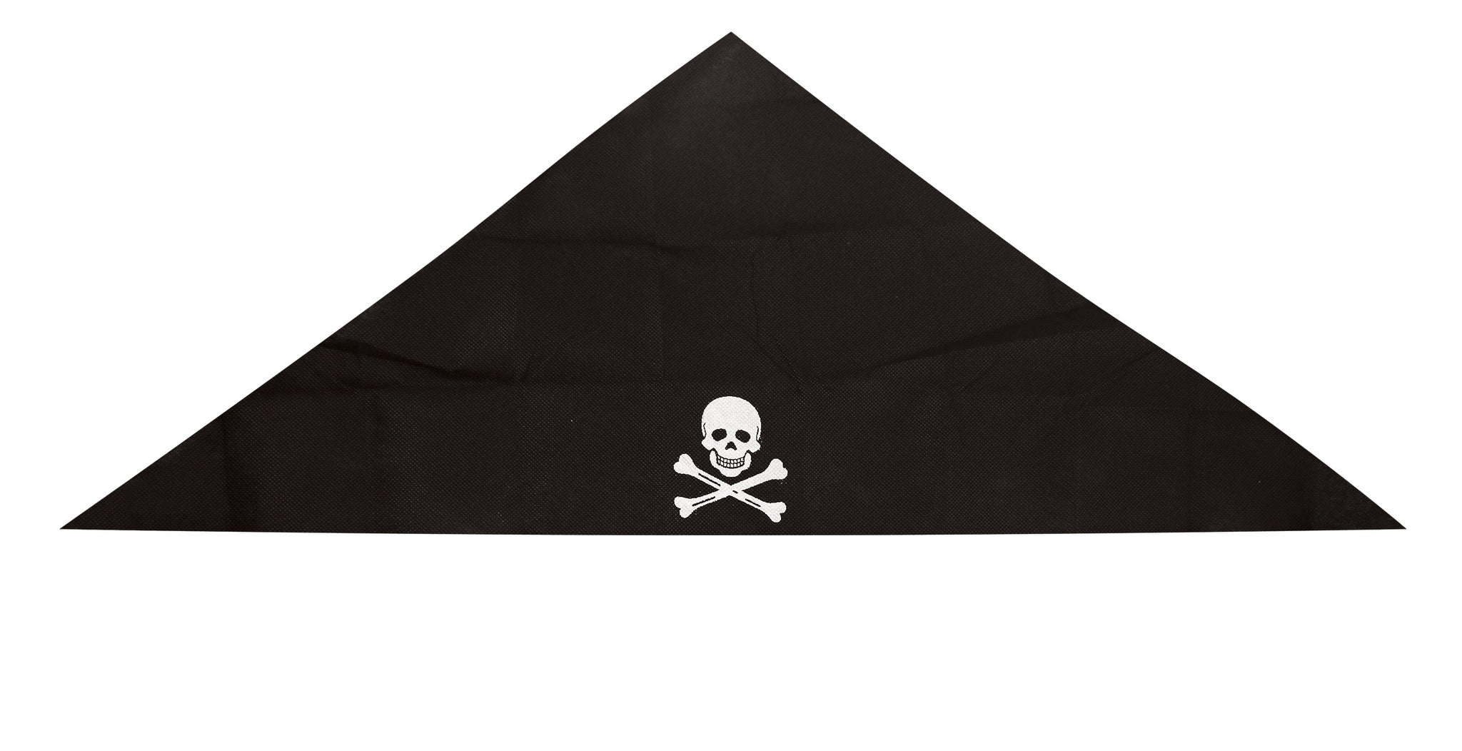 Children's Black Pirate Skull and Crossbones Bandana | Anilas UK