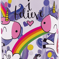 Unicorns & Rainbows Themed Water Bottle by Rachel Ellen Designs - Anilas UK