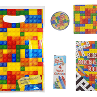Bricks themed Party Bags with Fillers - Anilas UK